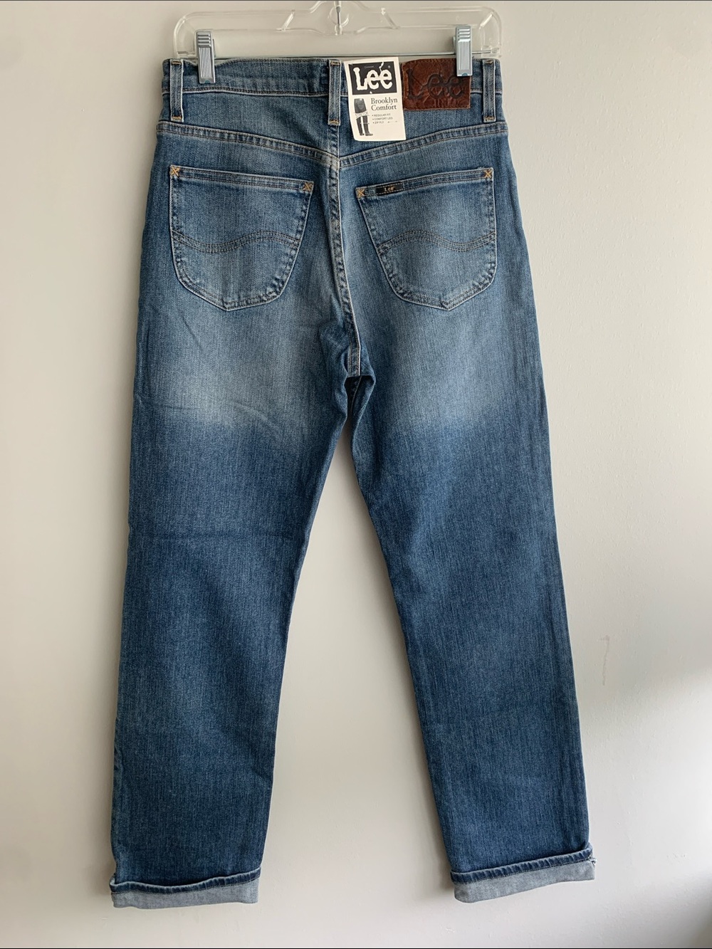 Men | Lee Brooklyn Comfort Straight Leg Blue Jeans | 30 Waist 32 Inseam